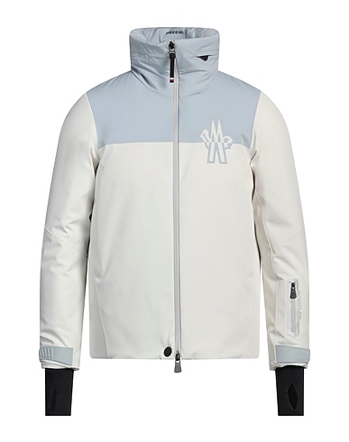 MONCLER GRENOBLE Jacket Off white 87% Polyester, 13% Elastane