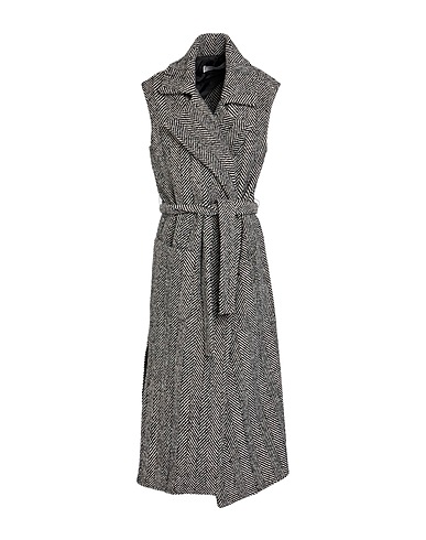 SHIRTAPORTER Cappotto Nero 70% Lana Vergine, 25% Acrilico, 5% Altre Fibre
