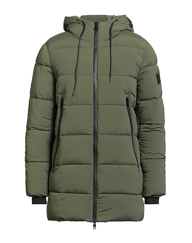 ONTHEBUND Μπουφάν με επένδυση από πούπουλα Στρατιωτικό πράσινο 90% Πολυαμίδη, 10% Ελαστάνη