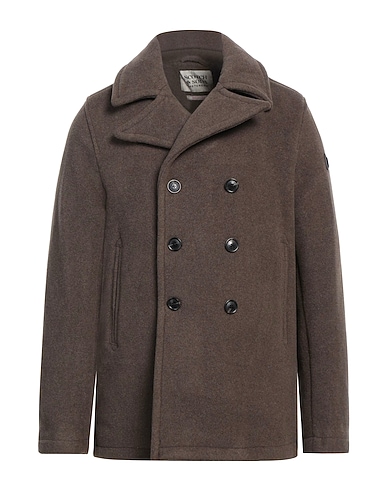SCOTCH & SODA Coat Military green 60% Polyester, 40% Wool