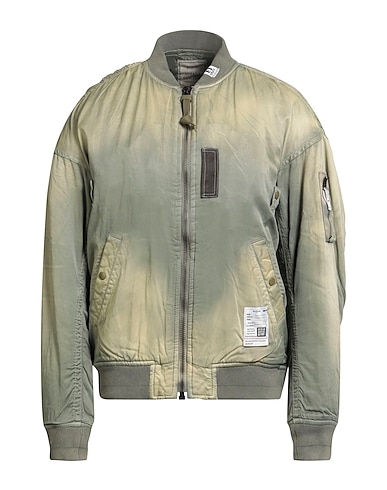 MAISON MIHARA YASUHIRO Bomber Military green 50% Cotton, 50% Rayon