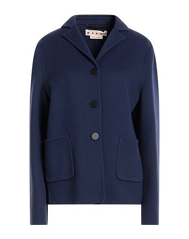 MARNI Blazer Navy 84% Virgin Wool, 14% Cashmere, 2% Polyamide