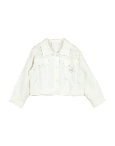 MISS BLUMARINE Jacket Ivory 100% Linen