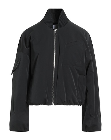 GANNI Bomber Black 100% Polyester
