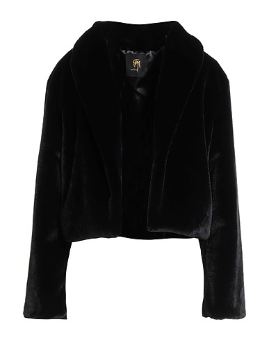 GAI MATTIOLO Teddy Coat GM Black 100% Polyester