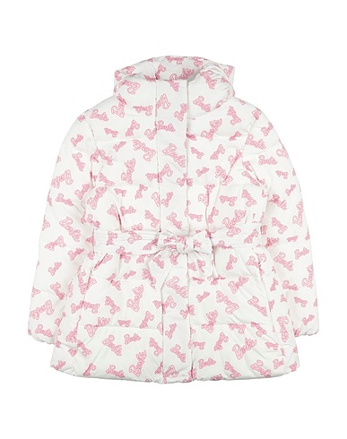 MONNALISA Shell  jacket BARBIE White 100% Polyester