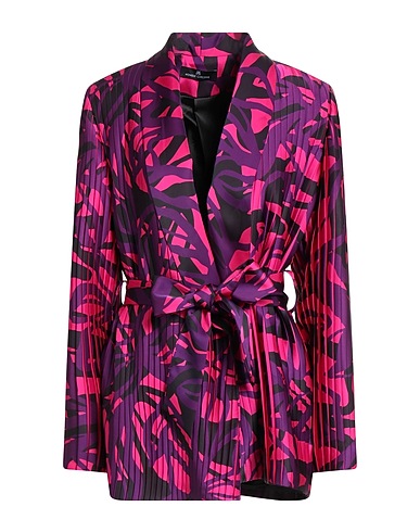 MONIQUE GARÇONNE Jacket Fuchsia 97% Polyester, 3% Elastane