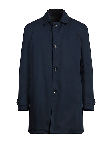 OFFICINA 36 Coat Navy blue 65% Polyester, 35% Cotton