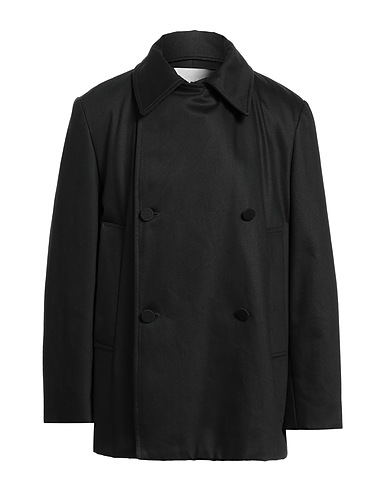 JIL SANDER Coat Black 100% Cotton