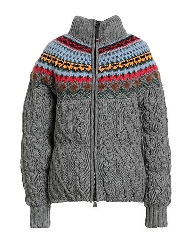 MONCLER GRENOBLE Shell jacket Grey 100% Virgin Wool