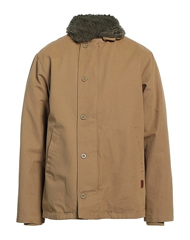 BRIXTON Jacket Military green 100% Cotton