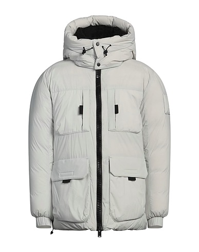 MOOSE KNUCKLES Shell jacket Light grey 100% Nylon
