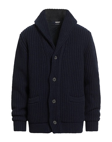 SEBAGO Coat Navy blue 80% Wool, 20% Polyamide