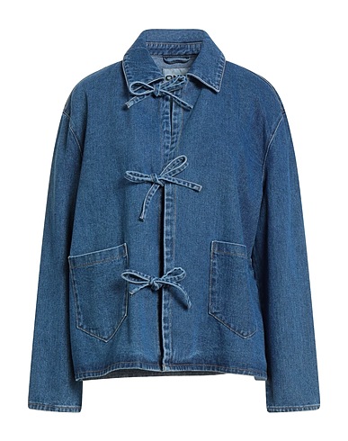 ONLY Denim jacket Blue 100% Cotton