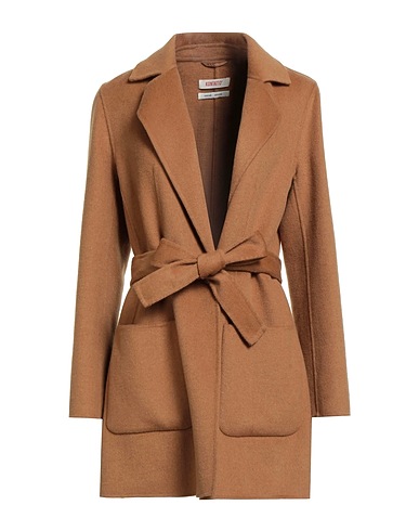 KONTATTO Coat Camel 58% Wool, 42% Polyester