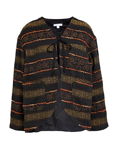 ENGINEERED GARMENTS Jacket Black 70% Polyester, 15% Cotton, 10% Acrylic, 5% Other Fibres