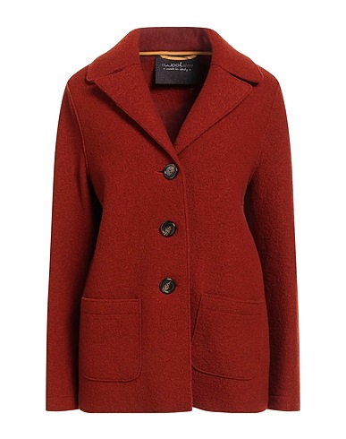 eWOOLuzione Coat Brick 100% Virgin Wool