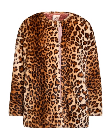 SE-TA Rosy Iacovone Teddy Coat Beige 100% Polyester