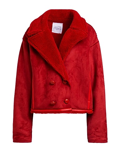 DE' HART Teddy Coat Burgundy 77% Polyester, 23% Acrylic