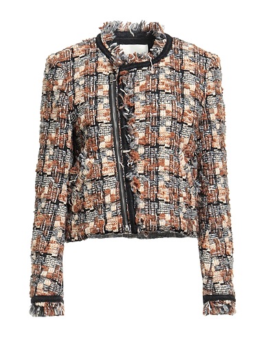 ISABEL MARANT Jacket Brown 51% Wool, 33% Synthetic fibers, 10% Cotton, 3% Mohair wool, 3% Alpaca wool