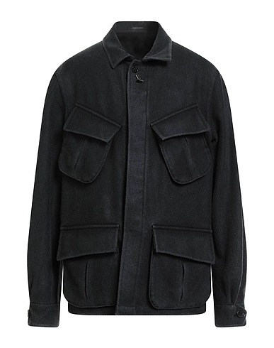 GABRIELE PASINI Jacket Black 80% Wool, 20% Polyamide