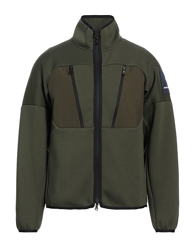 PAUL & SHARK Jacket Military green 80% Polyester, 15% Viscose, 5% Elastane