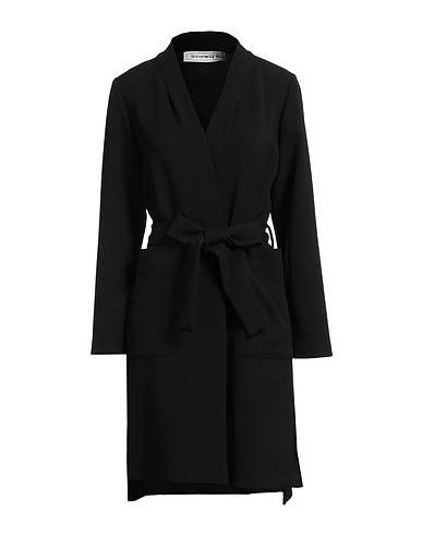 SHIRTAPORTER Lange Jacke Schwarz 65% Polyester, 32% Viskose, 3% Elastan