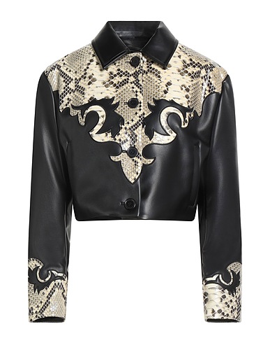 STAND STUDIO Jacket Black 50% Polyurethane, 50% Polyester, Viscose, Nylon, Elastane