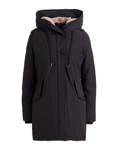 CANADIAN Shell jacket Black 92% Polyester, 8% Elastane