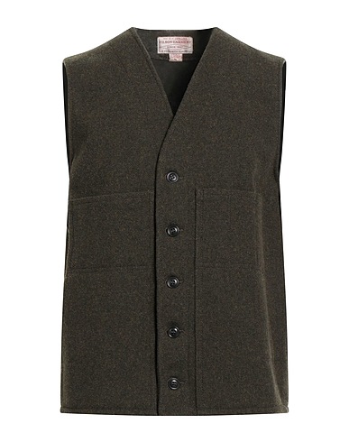 FILSON Gilet Military green 100% Wool