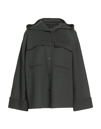 WEEKEND MAX MARA Coat Dark green 90% Virgin Wool, 10% Polyamide