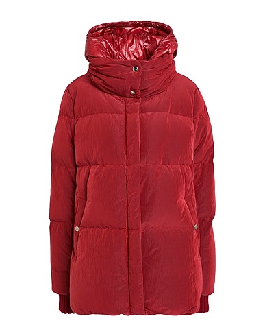 HERNO Shell jacket Brick red 58% Polyester, 42% Polyamide
