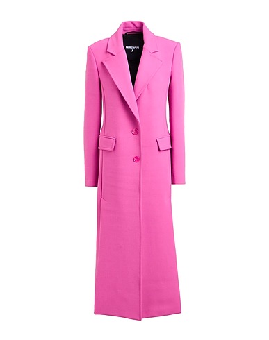 PATRIZIA PEPE Coat Mauve 75% Polyester, 22% Viscose, 3% Elastane