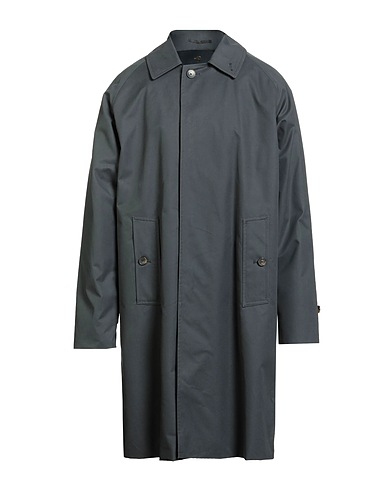 L'IMPERMEABILE Pardessus Bleu pétrole 100% Coton