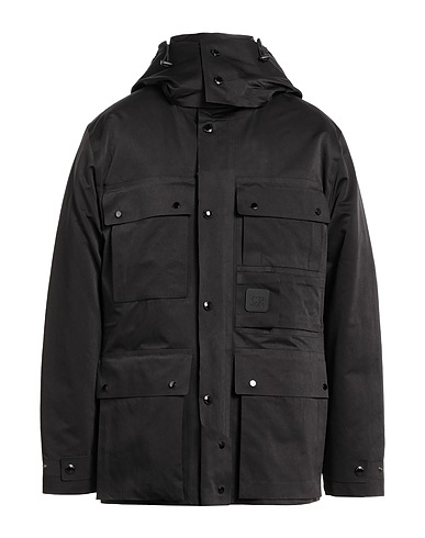 C.P. COMPANY Shell jacket Black 66% Polyester, 34% Polyamide