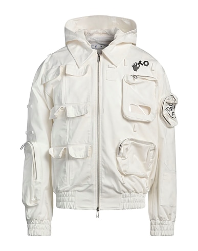 OFF-WHITE™ Jacket 100% Cotton, PVC - Polyvinyl chloride