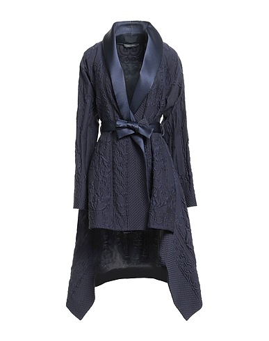 ALBERTA FERRETTI Full-length jacket Navy blue 100% Viscose
