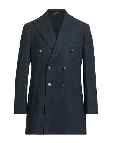 ARCHIVIO Milano Coat Navy blue 90% Polyester, 10% Wool