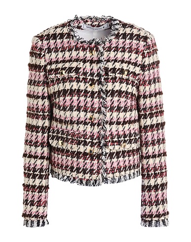 SHIRTAPORTER Jacket Chocolate brown 37% Polyester, 28% Cotton, 22% Virgin Wool, 13% Viscose