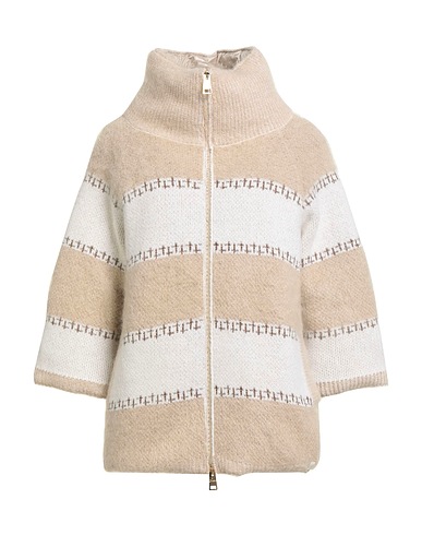 HERNO Jacket Beige 42% Wool, 34% Mohair wool, 14% Polyamide, 8% Metallic fiber, 2% Viscose
