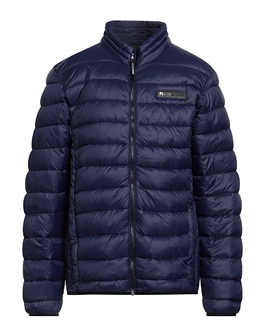 PLEIN SPORT Shell  jacket Blue 100% Polyamide