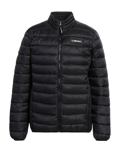 PLEIN SPORT Shell  jacket Black 100% Polyamide