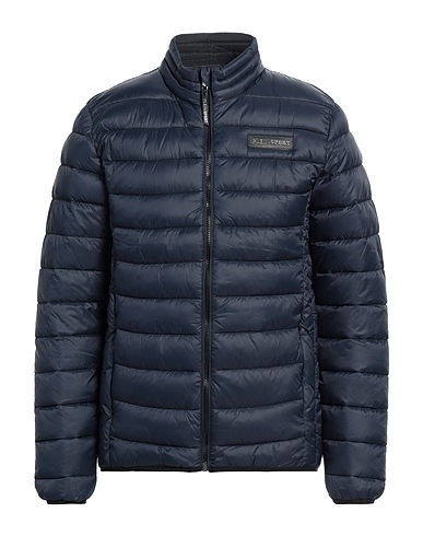 PLEIN SPORT Shell  jacket Navy 100% Polyamide