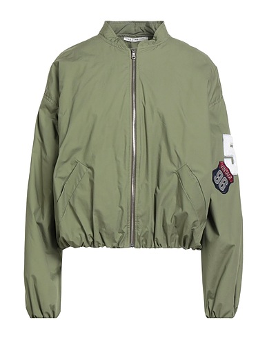 LE STREGHE Jacket Military green 100% Polyester