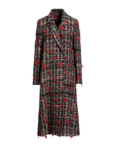 SHIRTAPORTER Coat Red 50% Virgin Wool, 22% Polyester, 19% Acrylic, 9% Polyamide