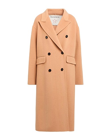 SHIRTAPORTER Coat Camel 70% Wool, 30% Polyester