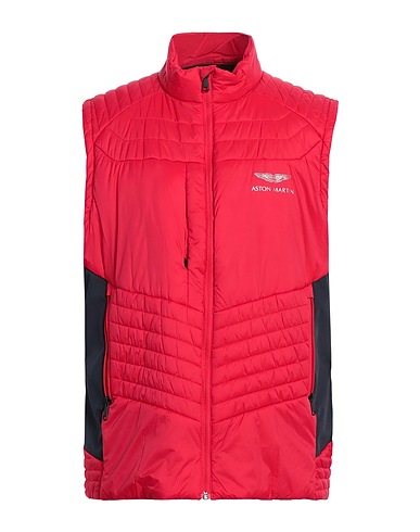 ASTON MARTIN by HACKETT Gilet Red 100% Nylon, Polyester