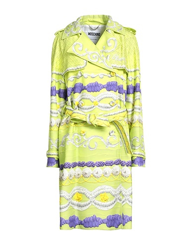 MOSCHINO Trench coat COUTURE VERDE LIME 100% Viscose