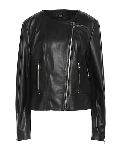 LIU •JO Biker jacket Black Lambskin