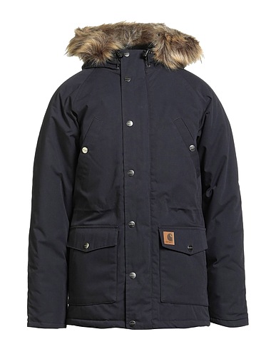 CARHARTT Coat Midnight blue 65% Polyester, 35% Cotton